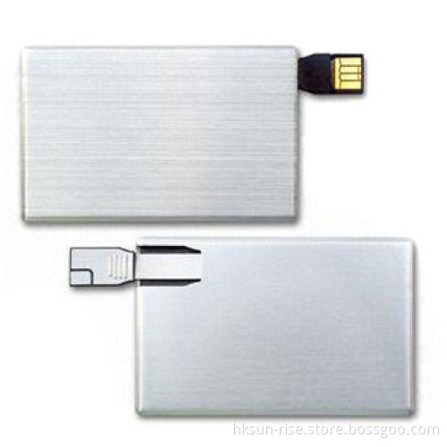 USB Flash Drive, Available in Credit Card-shaped, 512MB CapacityNew